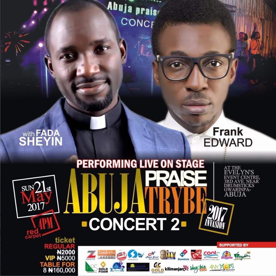 Event Fada Sheyin Presents Abuja Praise Trybe Concert 2017 May